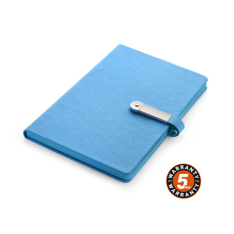 Notebook MIND cu Stick USB 16 GB, A5 albastru deschis