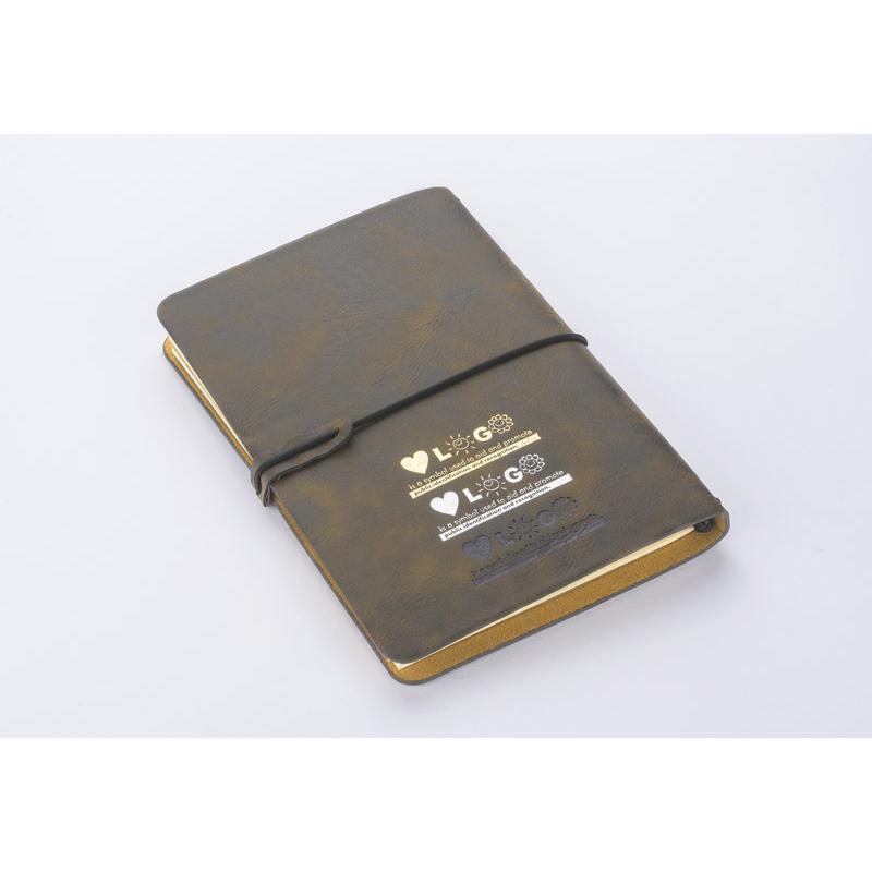 Notebook RETRO A5 maro