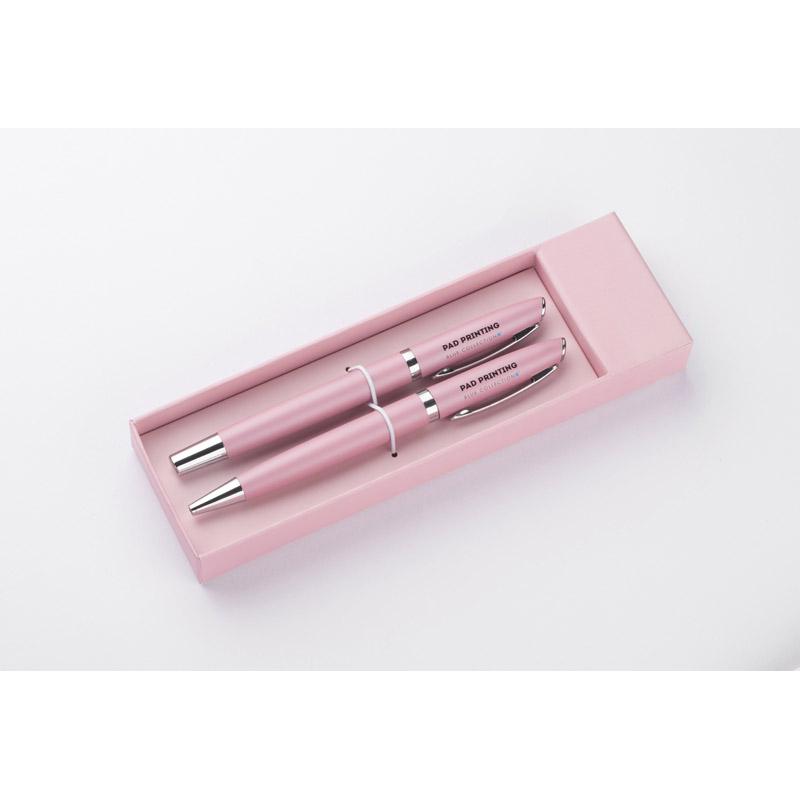 Set de scris COLORADO roz