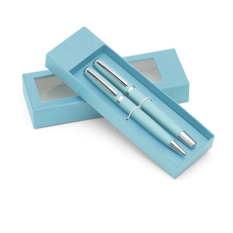 Set de scris COLORADO turcoaz