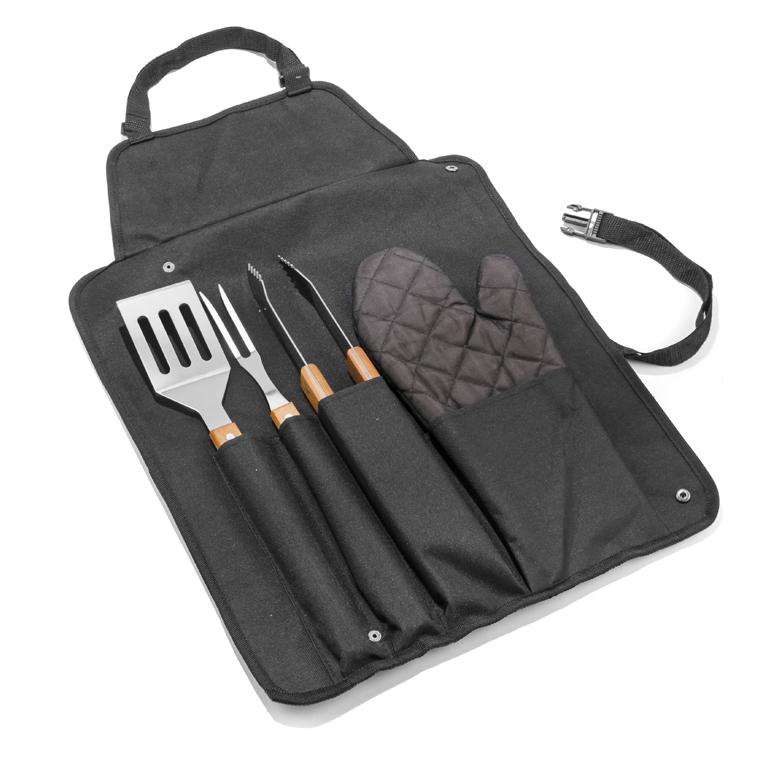 Set pentru grătar NANDO Negru