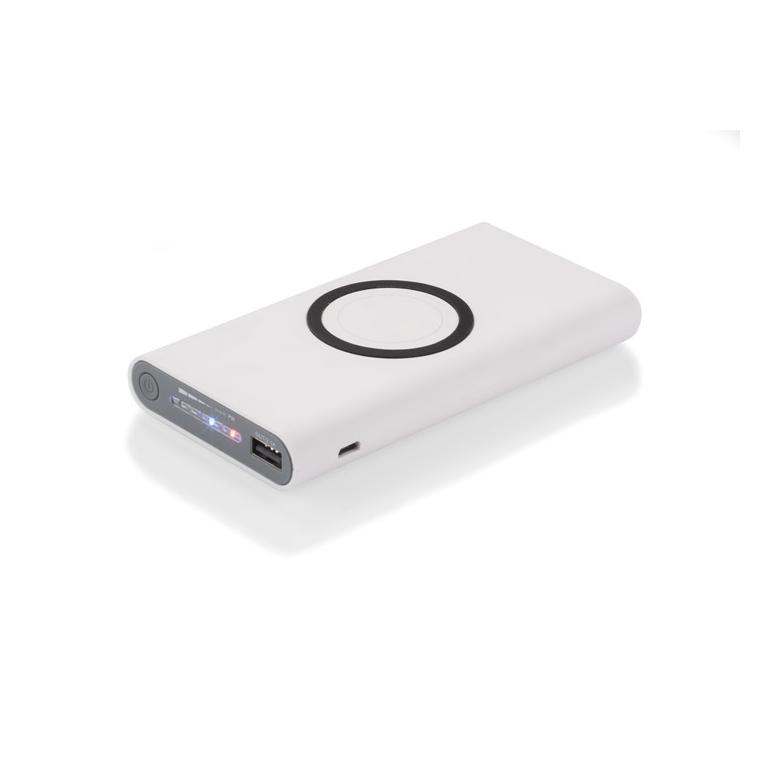 Baterie externă DOUBLE 8000 mAh alb