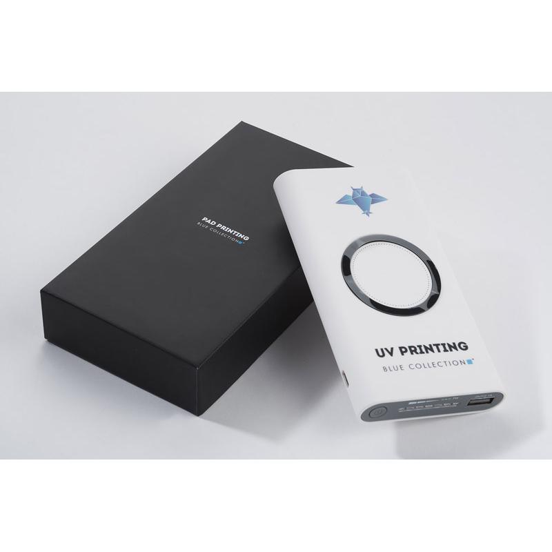 Baterie externă DOUBLE 8000 mAh alb