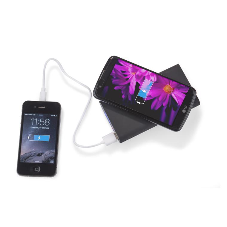 Baterie externă DOUBLE 8000 mAh negru