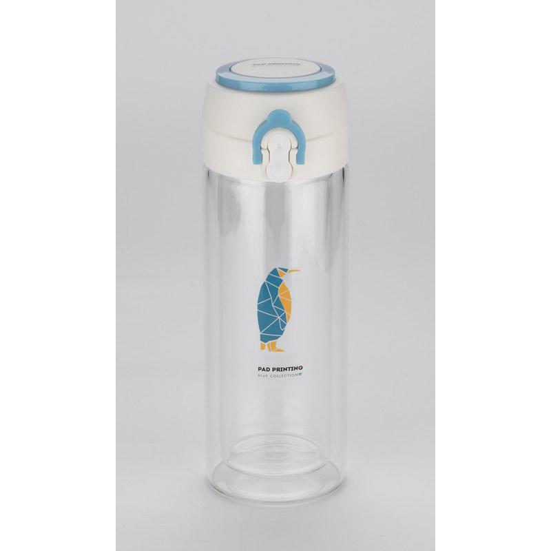 Sticlă de sticlă VAKO 260 ml albastru