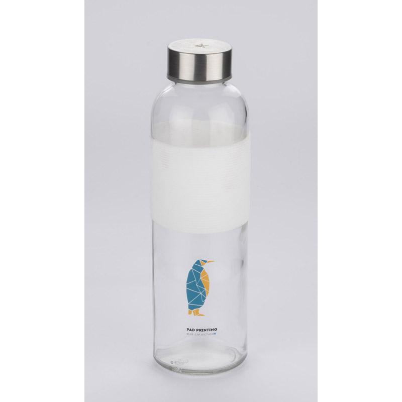 Sticlă de sticlă GLASSI 520 ml Alb