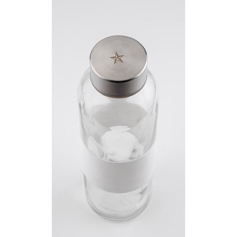 Sticlă de sticlă GLASSI 520 ml Alb