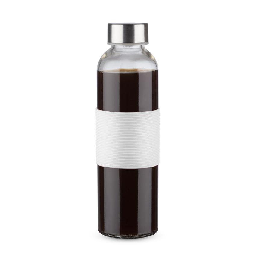 Sticlă de sticlă GLASSI 520 ml Alb