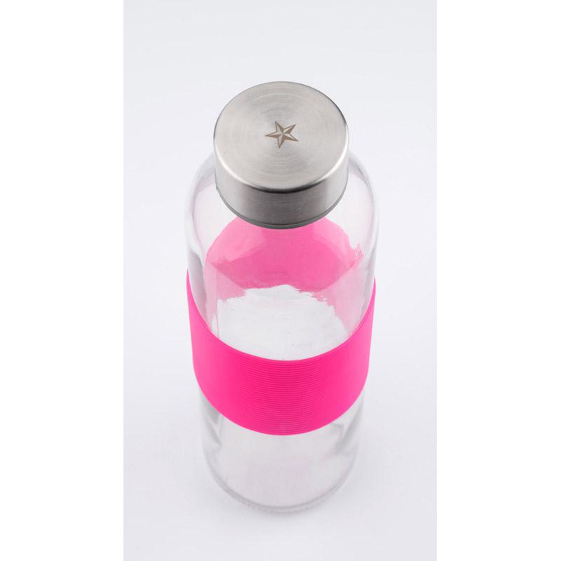 Sticlă de sticlă GLASSI 520 ml roz