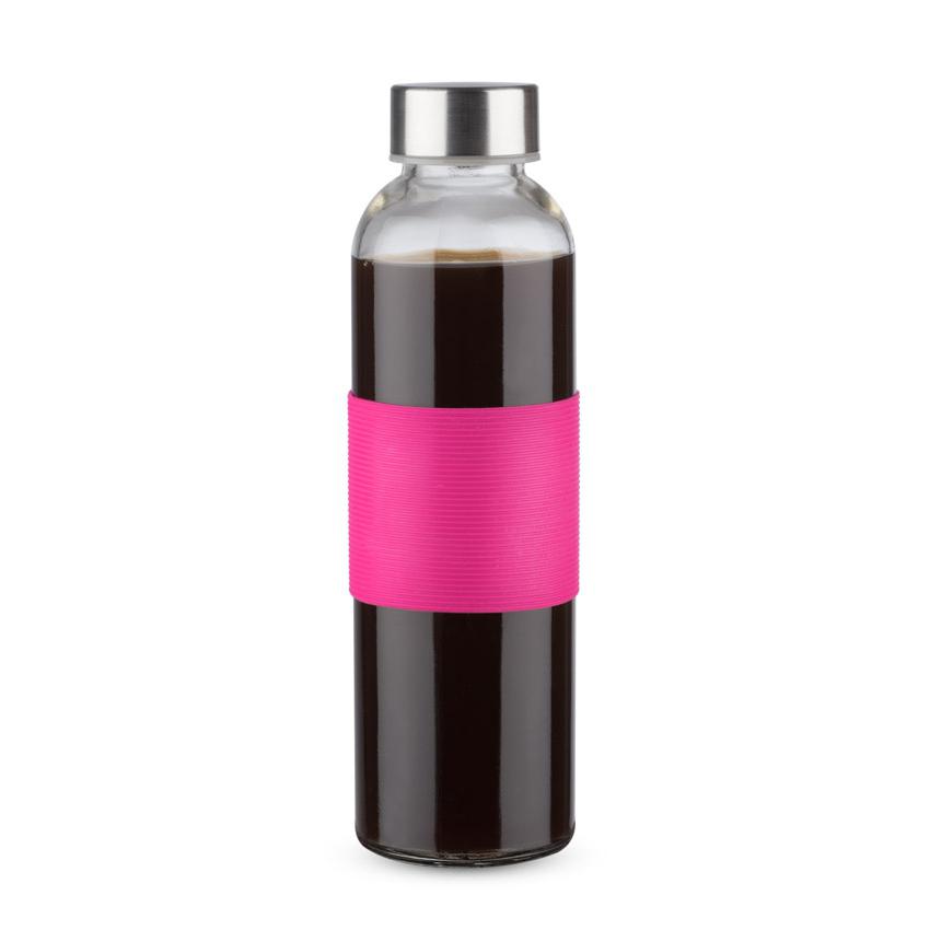 Sticlă de sticlă GLASSI 520 ml roz