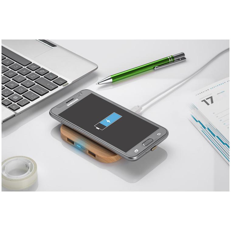 Încărcător wireless LINO bej