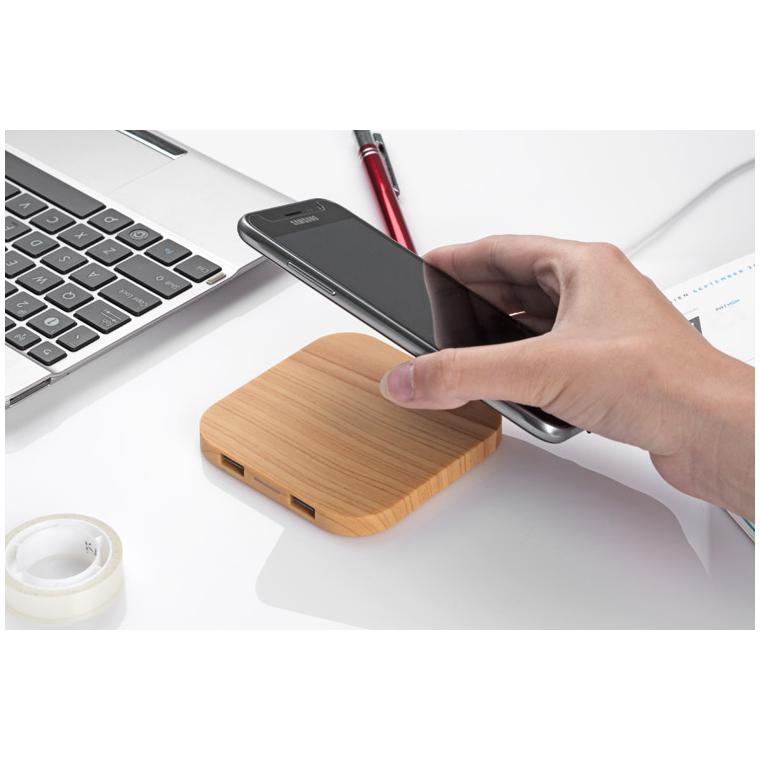 Încărcător wireless LINO bej