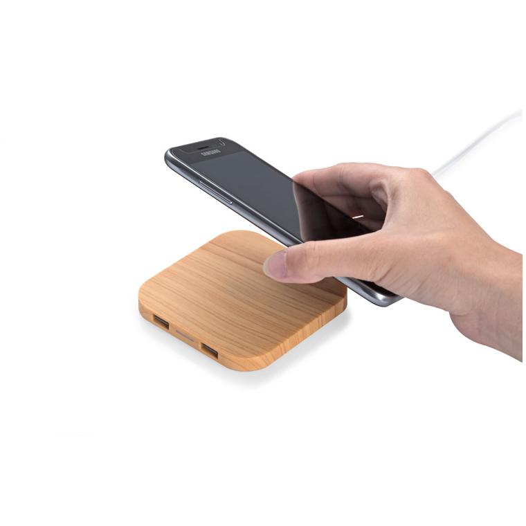 Încărcător wireless LINO bej