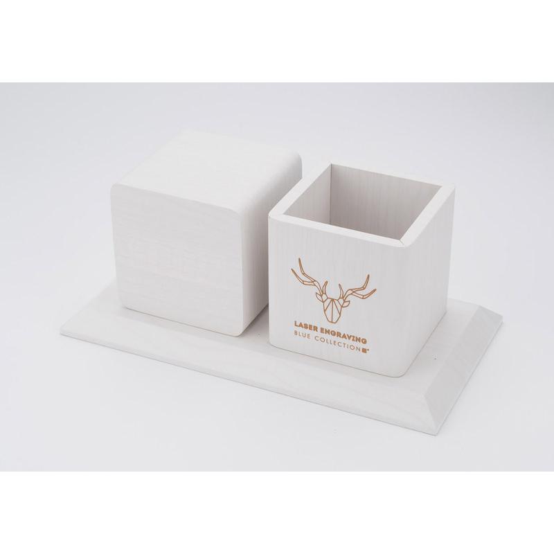 Organizator de birou LITO alb