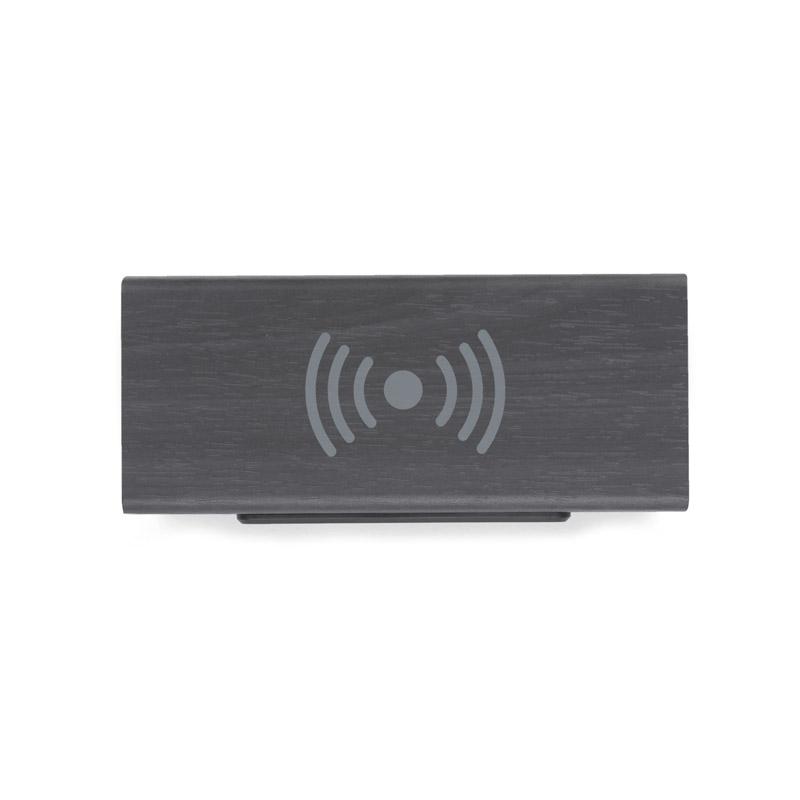 Ceas de birou cu încărcător wireless CORNELL negru