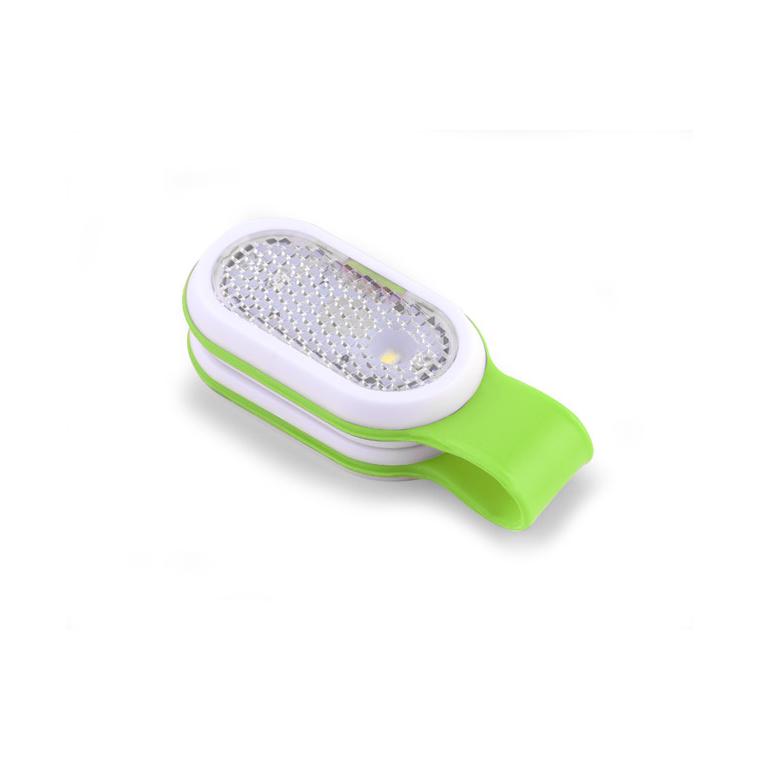 Lanternă LED cu un magnet CLIPSY verde deschis