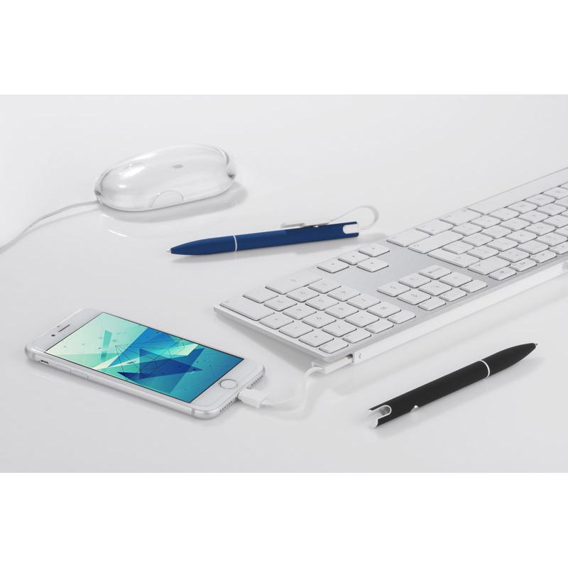 Pix cu bilă și cablu USB CHARGE negru