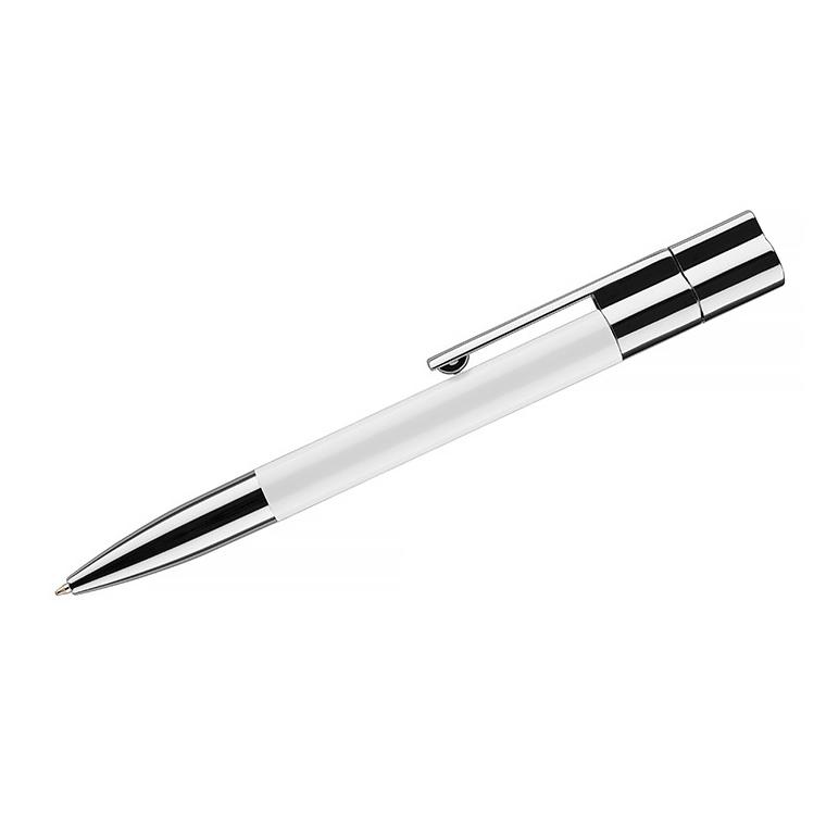 Pix cu bilă cu stick USB 16 GB BRAINY alb