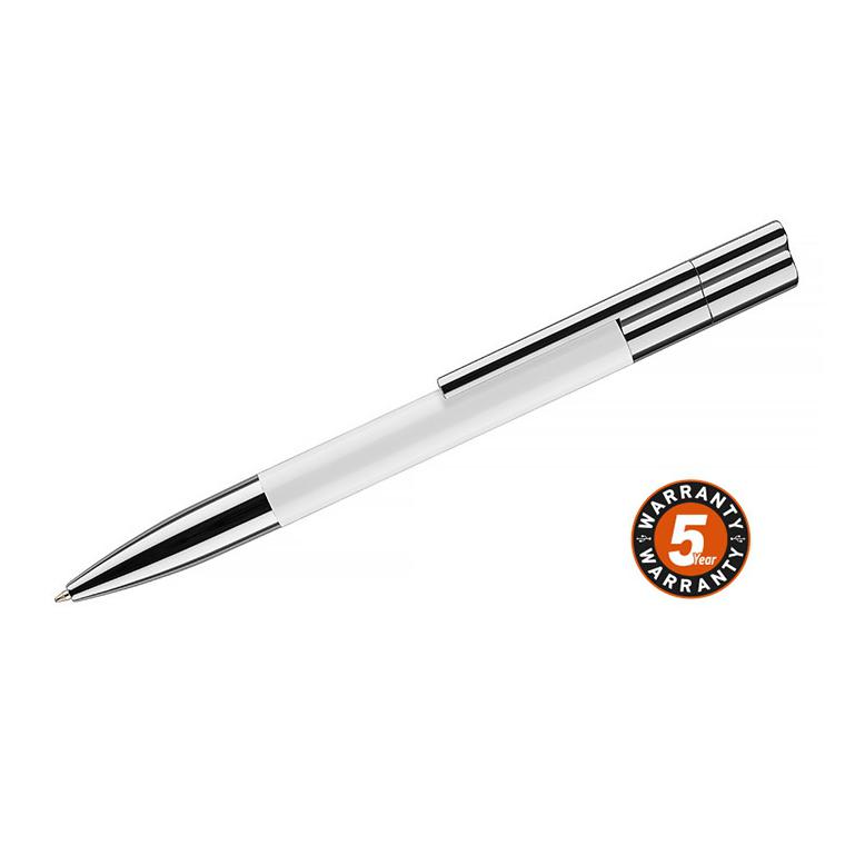 Pix cu bilă cu stick USB 16 GB BRAINY alb