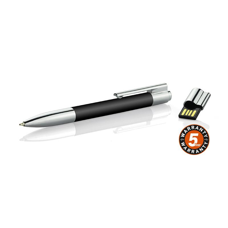 Pix cu bilă cu stick USB 16 GB BRAINY negru