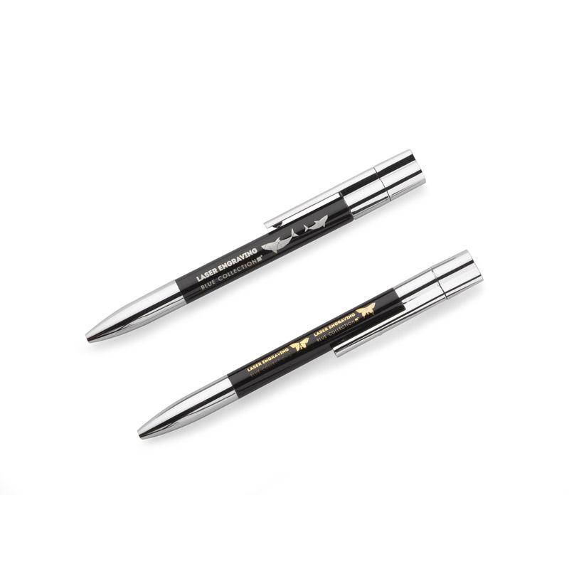 Pix cu bilă cu stick USB 16 GB BRAINY negru