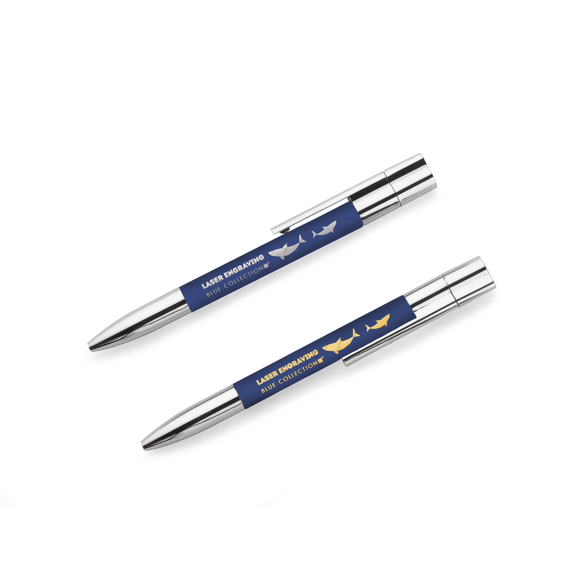 Pix cu bilă cu stick USB 16 GB BRAINY albastru