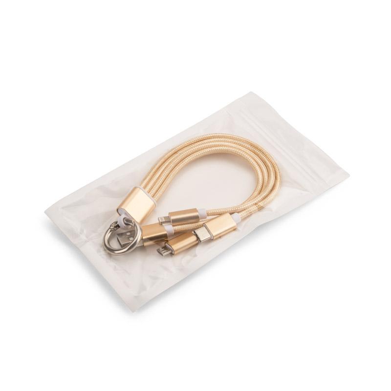 3 în 1 cablu USB TAUS auriu