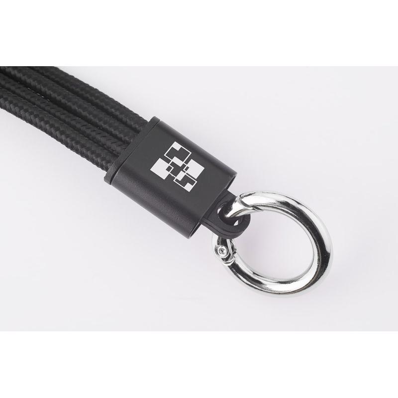 3 în 1 cablu USB TAUS negru