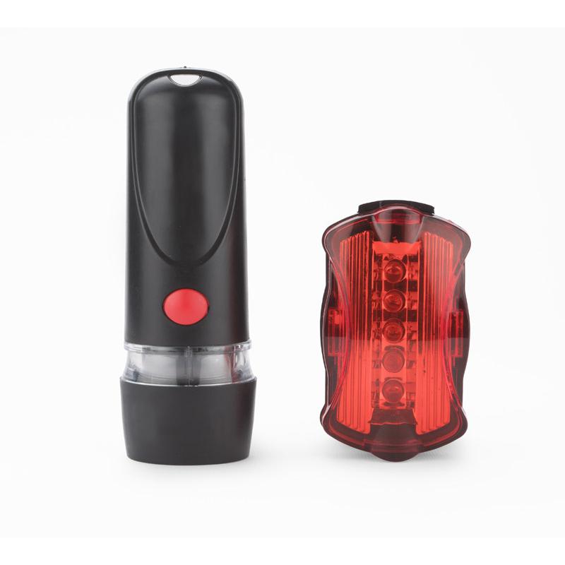 Set de lumini pentru biciclete AZER Negru