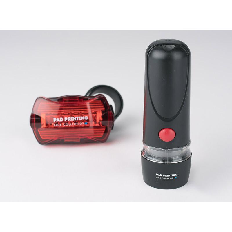 Set de lumini pentru biciclete AZER negru