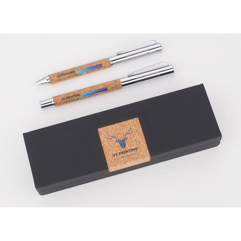 Set de scris KANSAS maro