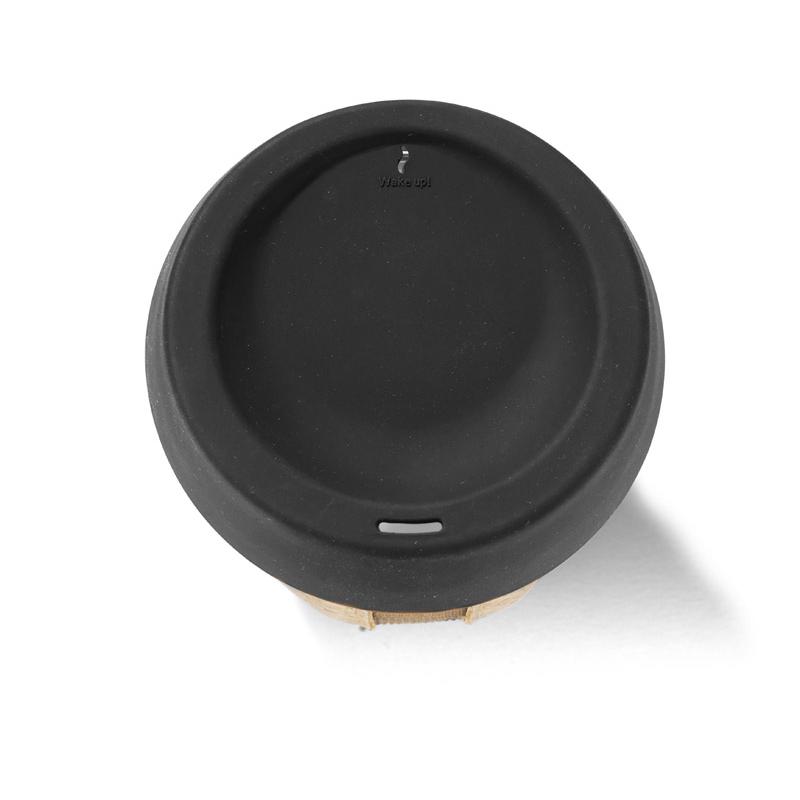 Cană din sticlă SKLO 380 ml negru