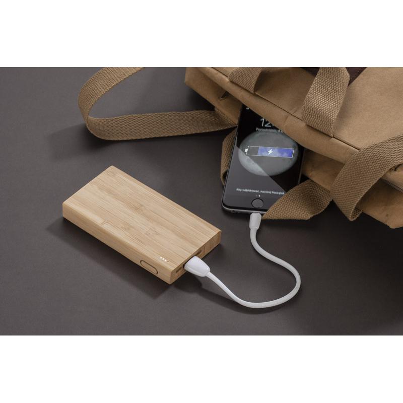 Baterie externă SILVA 8000 mAh maro