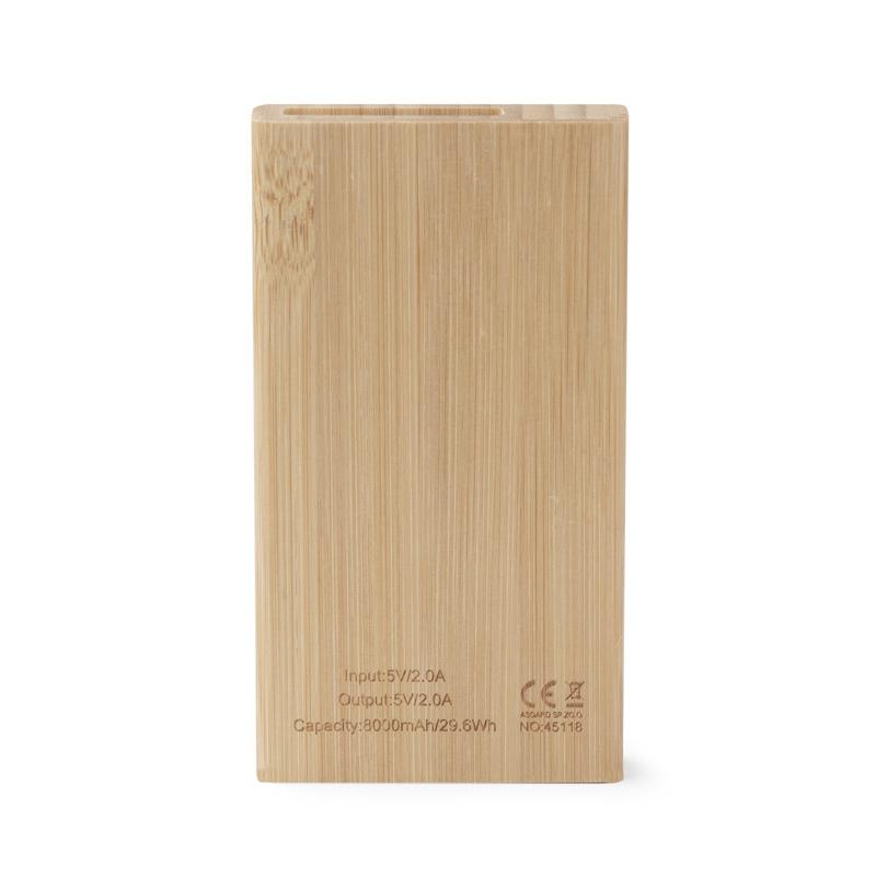 Baterie externă SILVA 8000 mAh maro