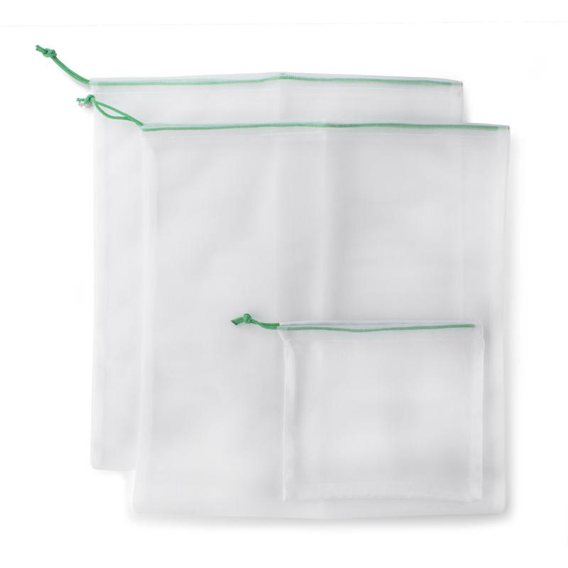 Saci de plasă set RPET Transparent