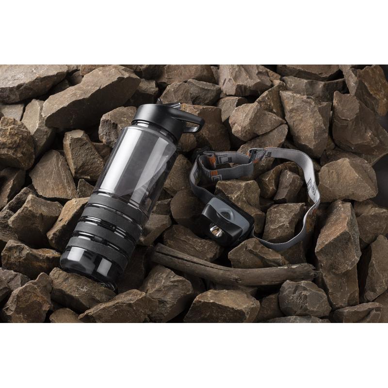 Sticlă sport cu filtru de carbon KIVI 700 ml Negru