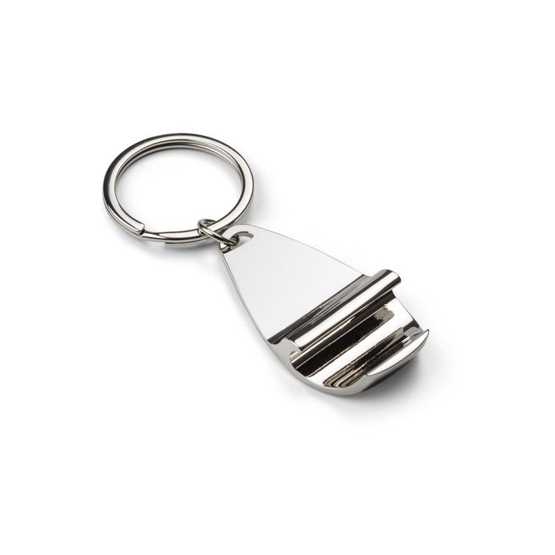 Breloc 2 în 1 APER argintiu