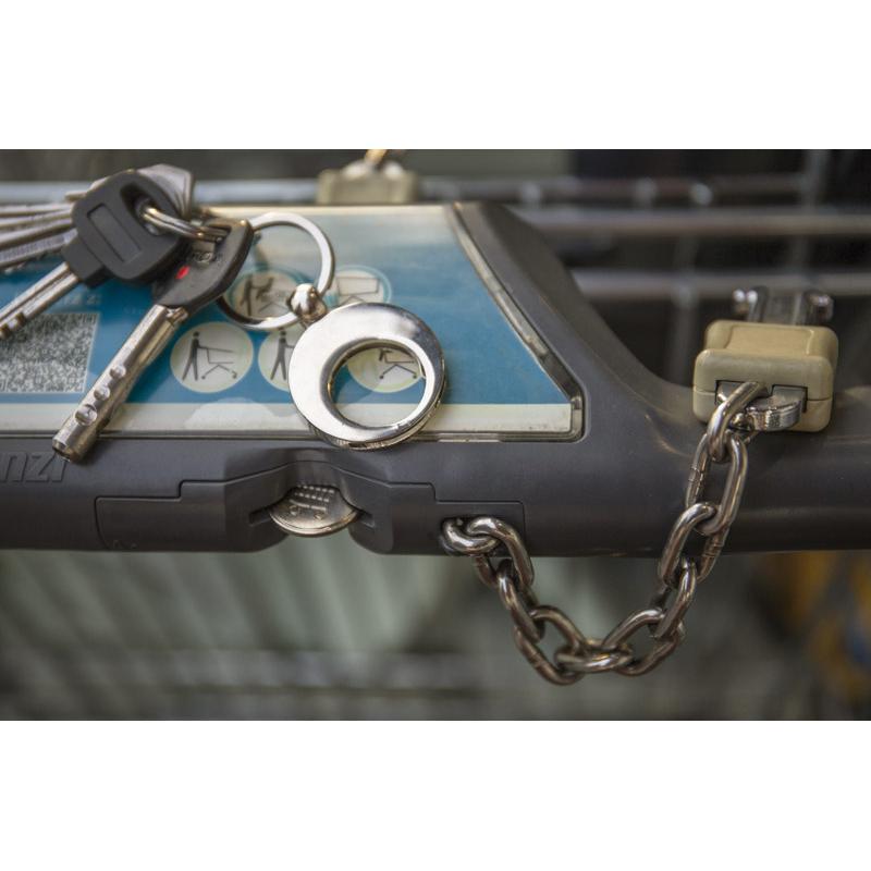 Breloc 2 în 1 SHOPER Argintiu