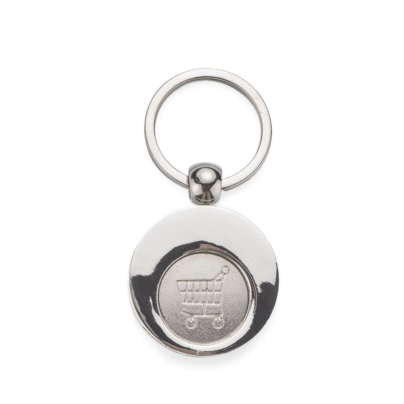 Breloc 2 în 1 SHOPER argintiu