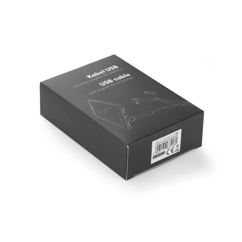 6 în 1 cablu USB RICO Negru