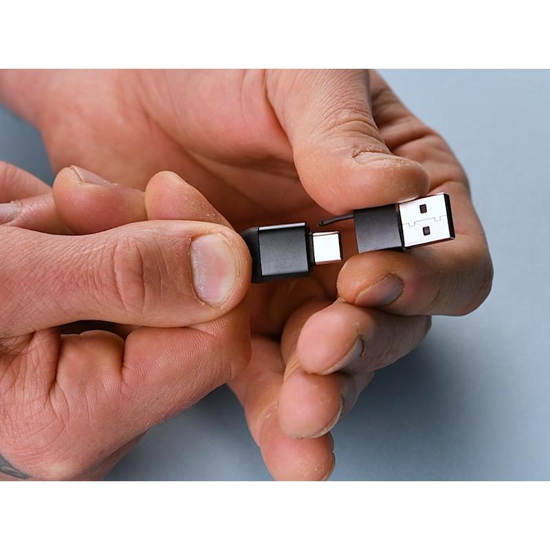 6 în 1 cablu USB RICO Negru