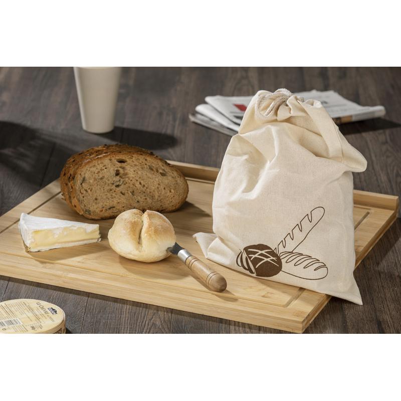 Sacoșă de bumbac pentru pâine JUL bej