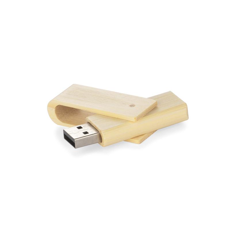 Stick USB Bamboo TWISTER 16 GB maro