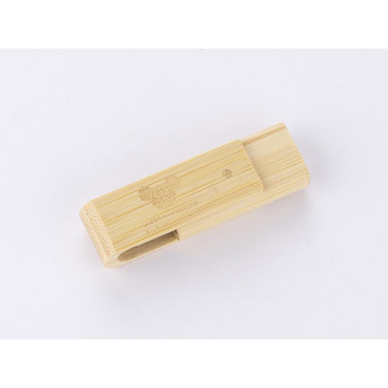 Stick USB Bamboo TWISTER 16 GB maro