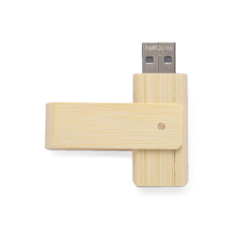 Stick USB Bamboo TWISTER 16 GB maro