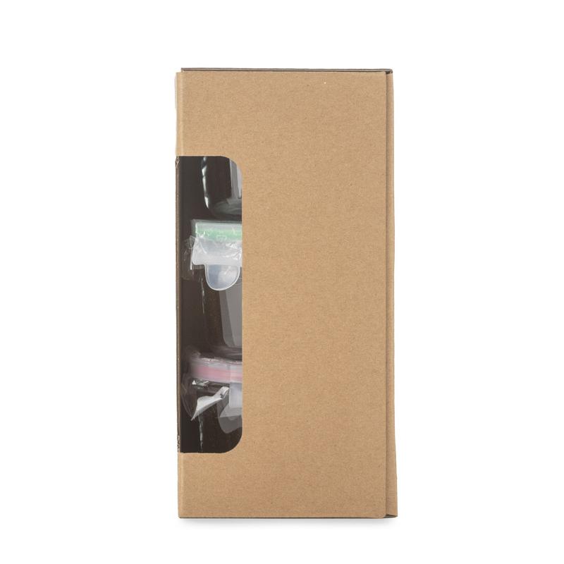 Set borcane de sticlă PESTO 3 x 120 ml transparent