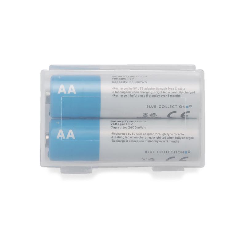 Baterii AA reîncărcabile 1600 mAh transparent