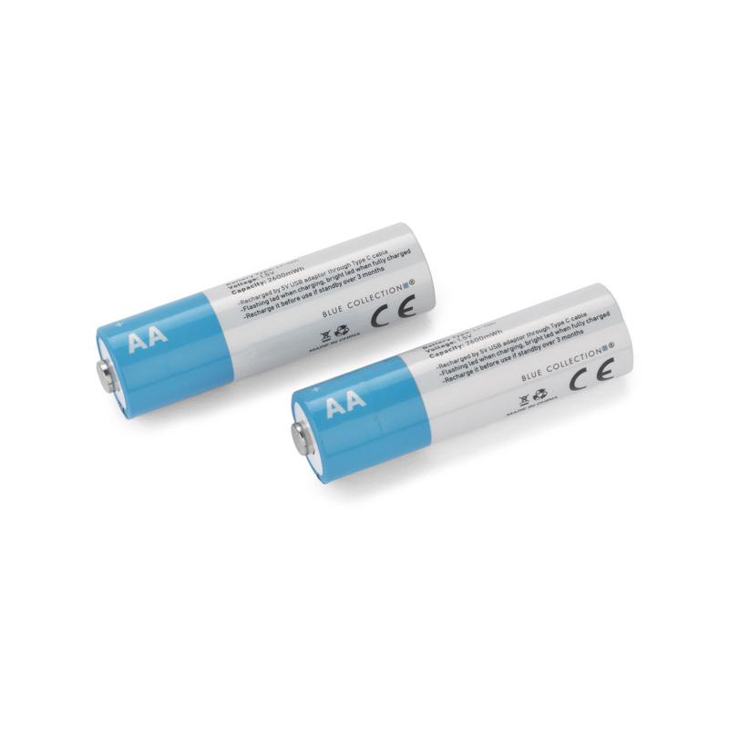 Baterii AA reîncărcabile 1600 mAh transparent