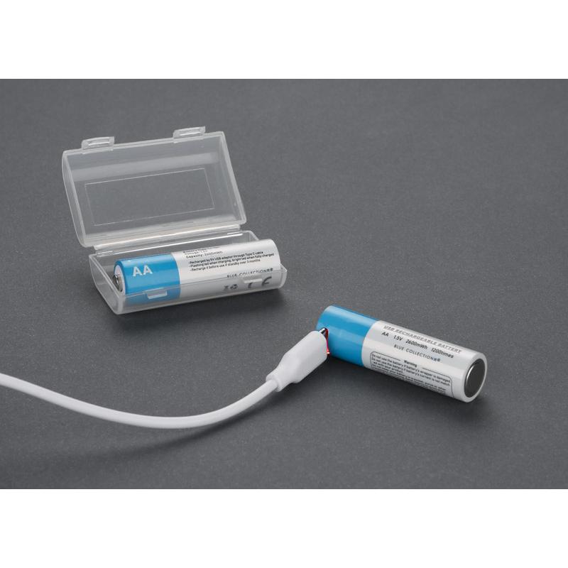 Baterii AA reîncărcabile 1600 mAh transparent