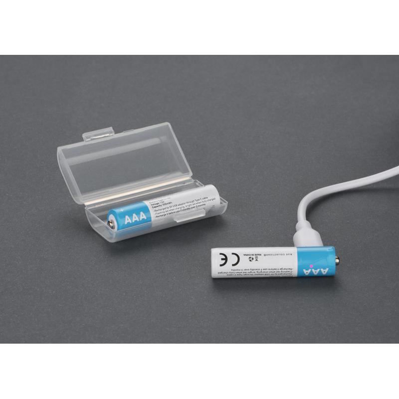 Baterii reîncărcabile AAA 450 mAh transparent